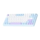 Monka A75 MAX Snow Leopard Tri Mode RGB Mechanical Keyboard