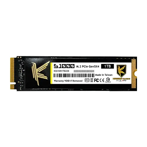AITC KINGSMAN S1000 1TB M.2 2280 NVMe SSD With DRAM & Heatshink